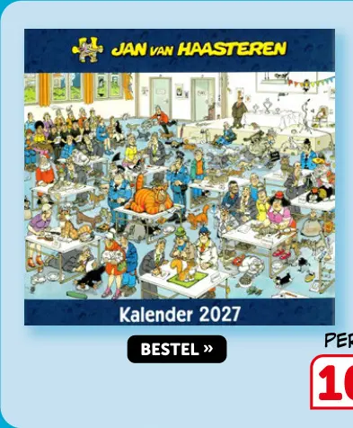 Promotie: Jan van Haasteren Kalender 2027