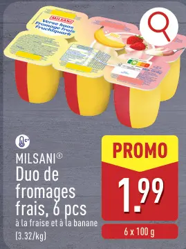 Offre: Duo de fromages frais