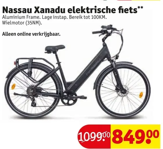 Aanbieding: Nassau Xanadu elektrische fiets