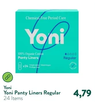 Aanbieding: Yoni Panty Liners Regular