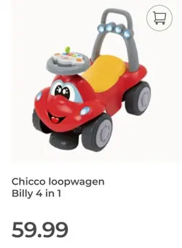 Aanbieding: Chicco loopwagen Billy 6 in 1