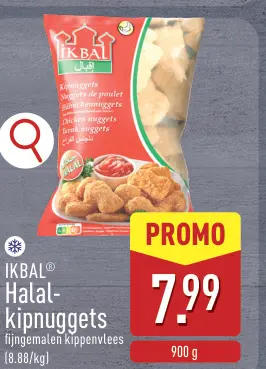 Promotie: Halal-kipnuggets
