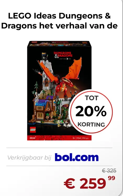Aanbieding: LEGO Ideas Dungeons & Dragons