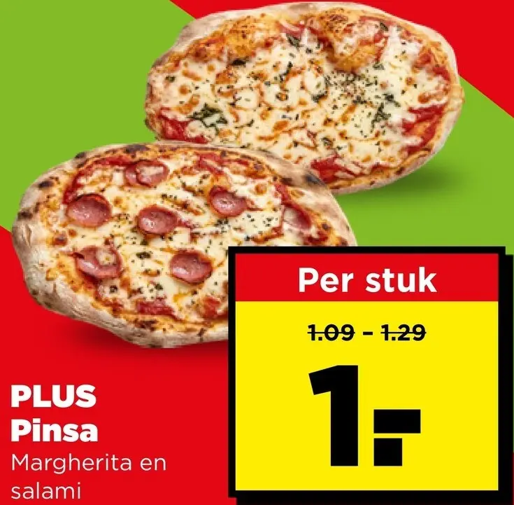 Aanbieding: PLUS Pinsa