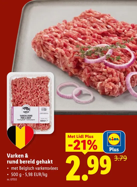 Promotie: Varken & rund bereid gehakt