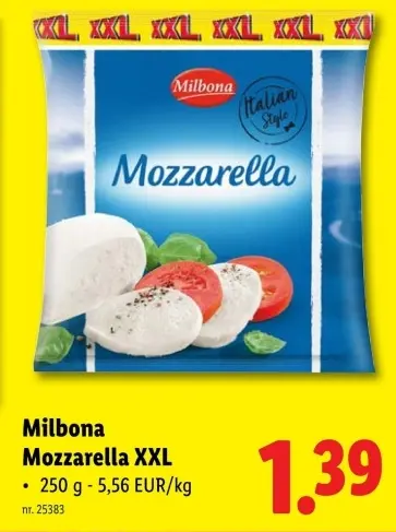 Promotie: Mozzarella XXL