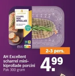 Aanbieding: scharrel mini-kiprollade porcini