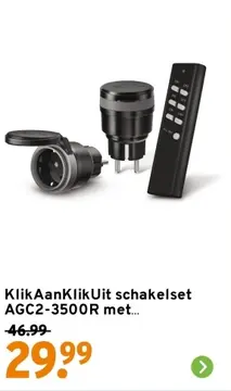 Aanbieding: KlikAanKlikUit schakelset AGC2-3500R met...