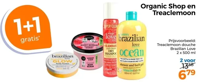 Aanbieding: Treaclemoon douche Brazilian Love