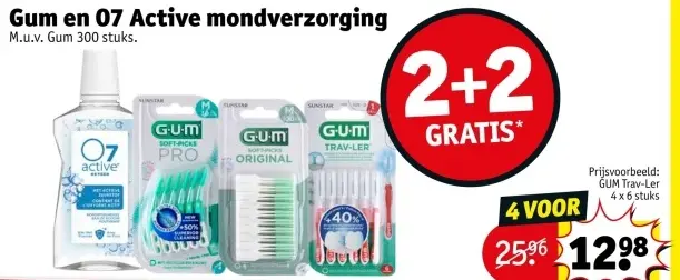 Aanbieding: GUM en 07 Active mondverzorging