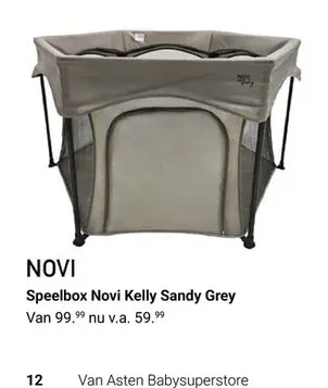 Aanbieding: Speelbox Novi Kelly Sandy Grey