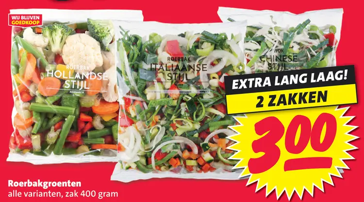 Aanbieding: Roerbakgroenten