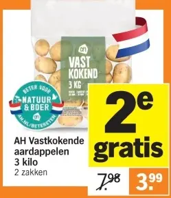 Aanbieding: Vastkokende aardappelen