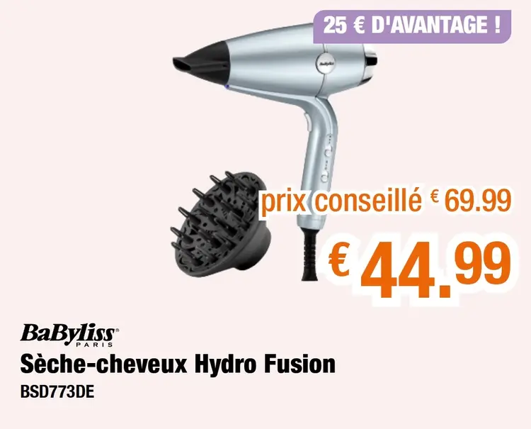 Offre: Sèche-cheveux Hydro Fusion