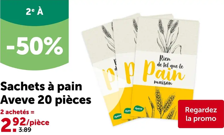 Offre: Sachets à pain