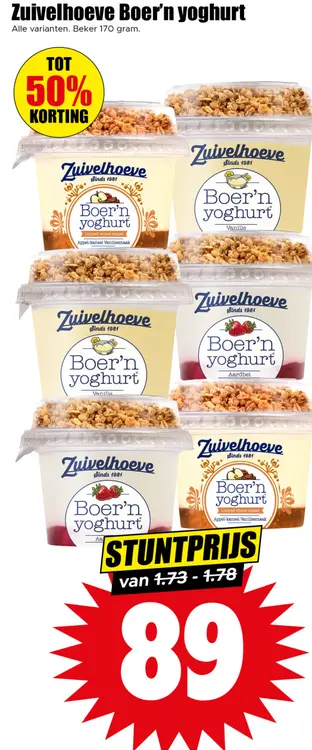 Aanbieding: Boer'n yoghurt