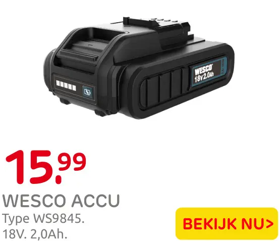 Aanbieding: Wesco Accu