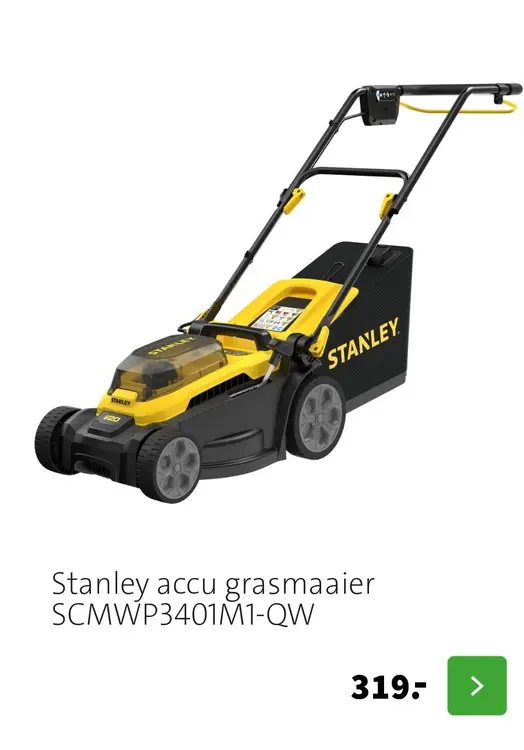 Aanbieding: Accu grasmaaier