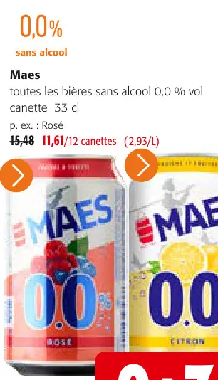 Offre: Maes 0.0% rosé