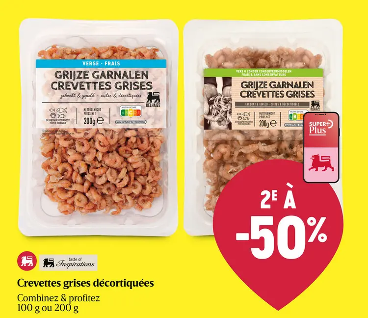 Offre: Crevettes grises | Décortiquées