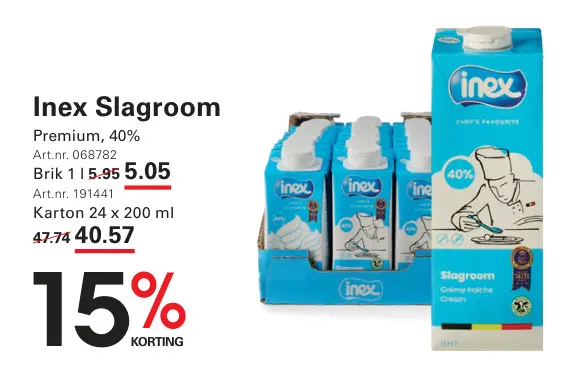 Aanbieding: Slagroom