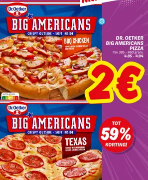 Aanbieding: Dr. Oetker Big Americans Pizza