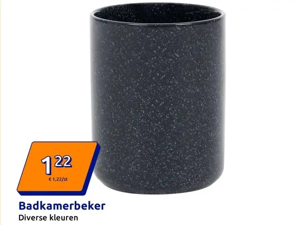 Aanbieding: Badkamerbeker