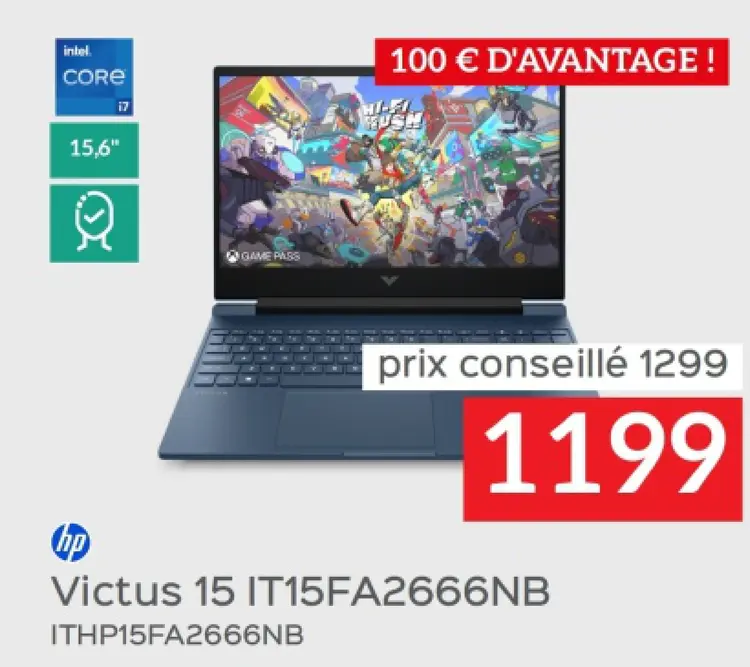 Offre: Victus 15 IT15FA2666NB