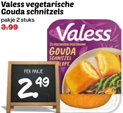 Aanbieding: Vegetarische Gouda schnitzels