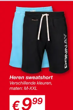 Aanbieding: Heren sweatshort