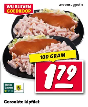 Aanbieding: Gerookte kipfilet