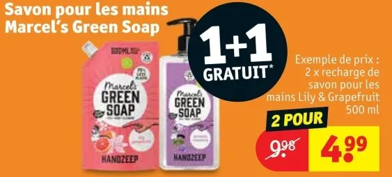 Offre: Savon pour les mains