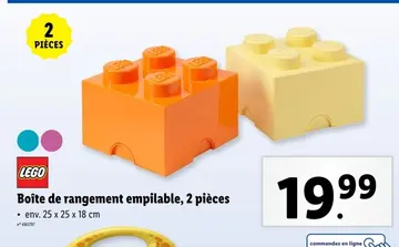 Offre: Boite de rangement empilable
