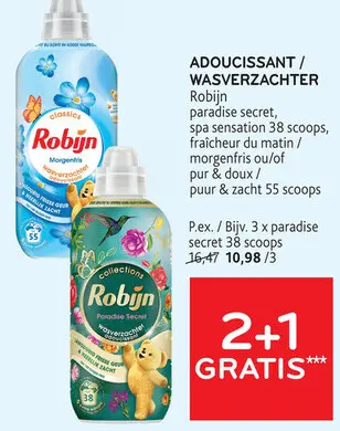 Offre: Adoucissant / wasverzachter