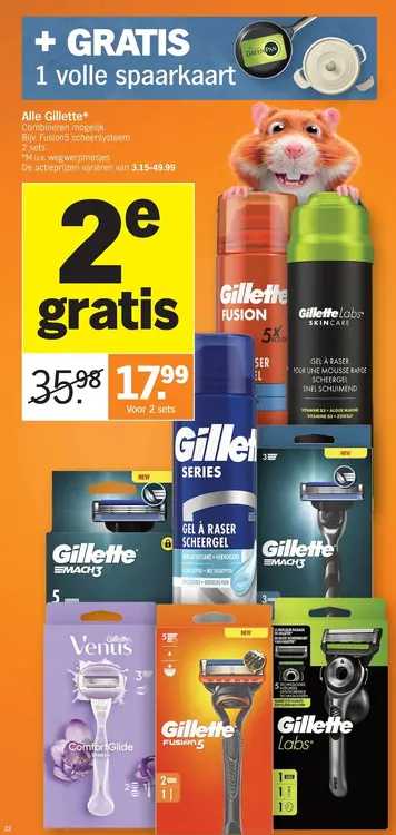 Promotie: Alle Gillette*