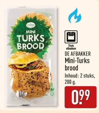 Aanbieding: Mini-Turks brood