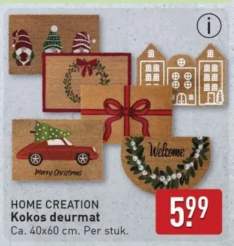 Aanbieding: Kokos deurmat