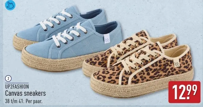 Aanbieding: Canvas sneakers