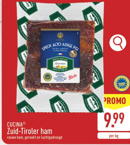 Promotie: CUCINA Zuid-Tiroler ham