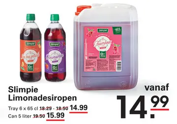 Aanbieding: Slimpie Limonadesiropen