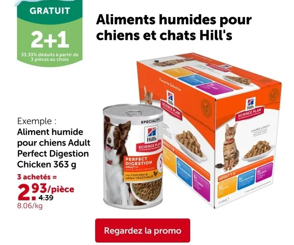 Offre: Aliment humide pour chiens Adult Perfect Dige