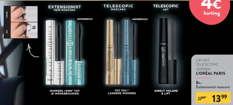 Promotie: Extensionist mascara