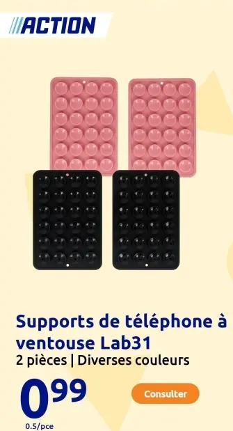 Offre: Supports de téléphone à ventouse