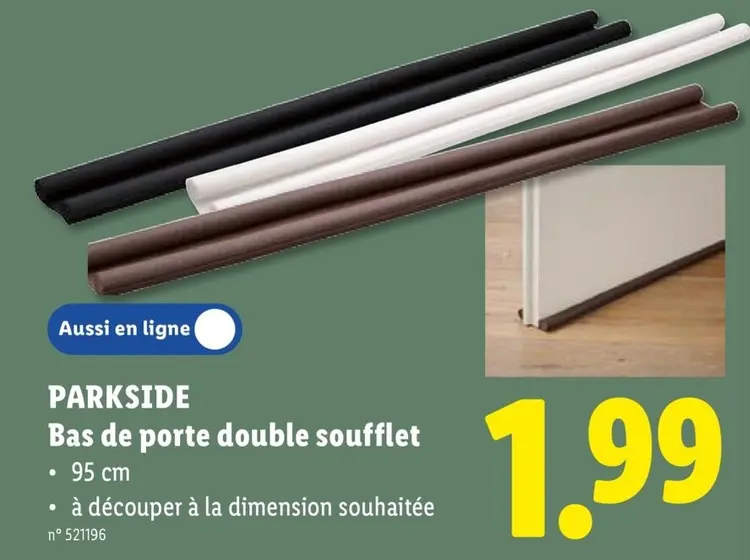 Offre: Bas de porte double soufflet