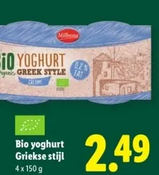Aanbieding: Bio yoghurt Griekse stijl