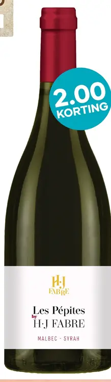 Aanbieding: Les Pépites by H.J. Fabre Malbec - Syrah