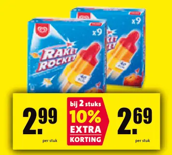 Aanbieding: Raket ijsjes