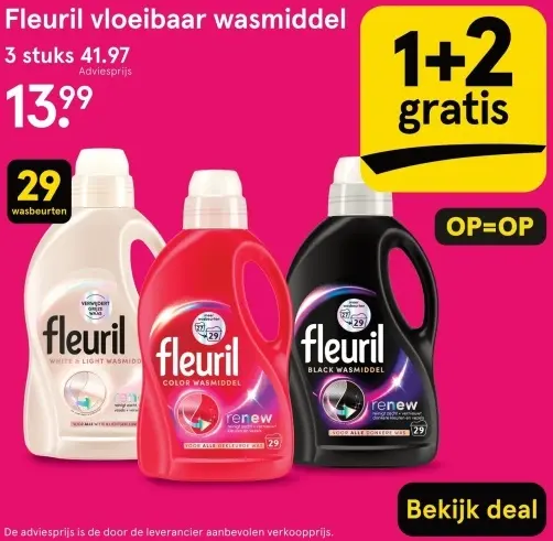 Aanbieding: Vloeibaar wasmiddel