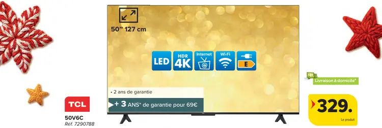 Offre: Tcl 50v6c
