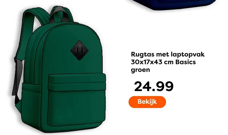 Aanbieding: Rugtas met laptopvak